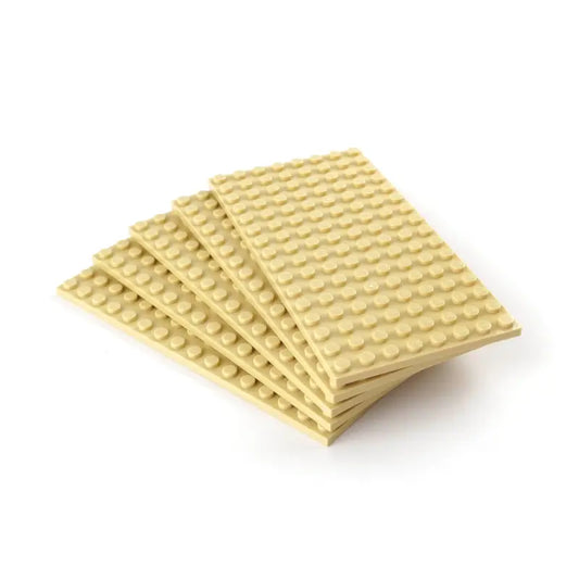 LEGO® Bauplatten 8x16 Hellbeige - 10er Set für Kreative Meisterwerke | NEU! Perfekte Basis Ihre Bauprojekte