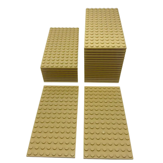 LEGO® 8x16 Platten Bauplatten Hellbeige - 92438 NEU! Menge 3x