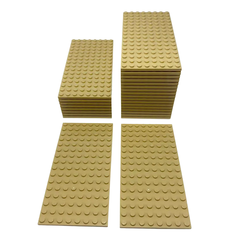 LEGO® 8x16 Platten Bauplatten Hellbeige - 92438 NEU! Menge 3x