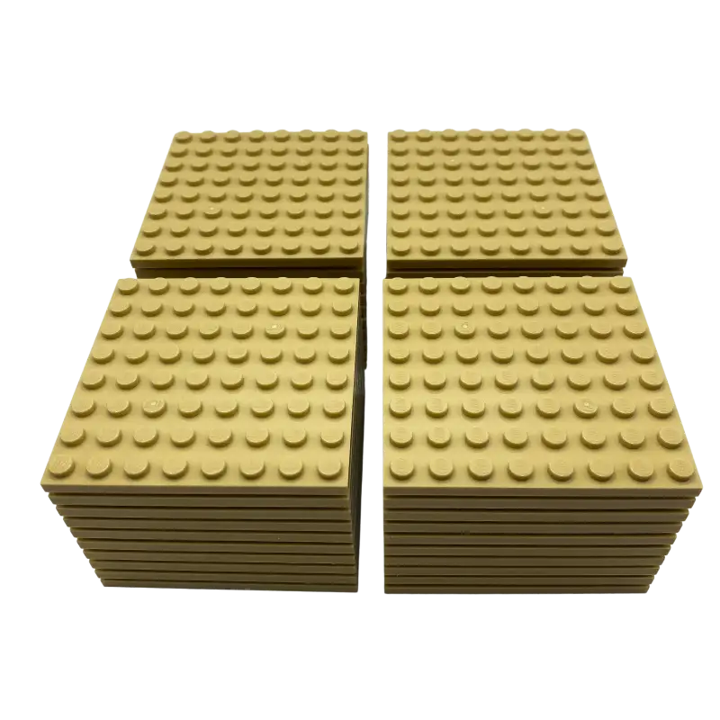 LEGO® 8x8 Platten Bauplatten Hellbeige - 41539 NEU! Menge 10x