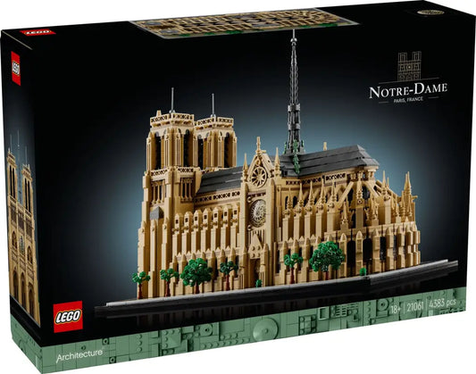LEGO® Architecture Notre-Dame de Paris - 21061 NEU! | Erschaffe die Ikone mit 4383 Teilen und entdecke Magie
