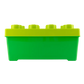 LEGO® Aufbewahrungsbox Grün Mittelgroß mit Deckel - Ordnungswunder für Kinderzimmer - Stapelbar & Frisch im Sortiment!