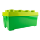 LEGO® Aufbewahrungsbox Grün Mittelgroß mit Deckel - Ordnungswunder für Kinderzimmer - Stapelbar & Frisch im Sortiment!