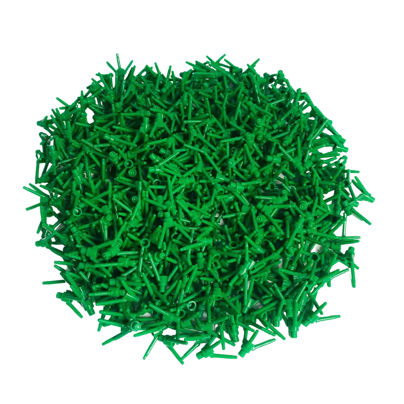 LEGO® Blumenunterteil - Blütenstiel mit Noppe Grün (3741) | 100x Paket für Kreative Blüten-Arrangements NEU!