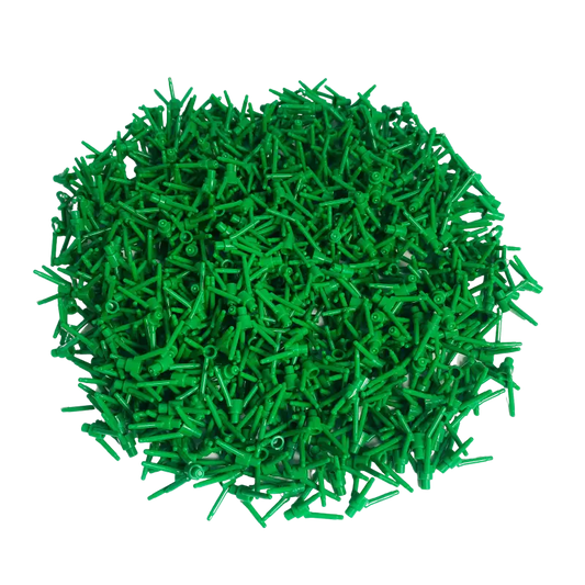 LEGO® Blumenunterteil - Blütenstiel mit Noppe Grün (3741) | 100x Paket für Kreative Blüten-Arrangements NEU!