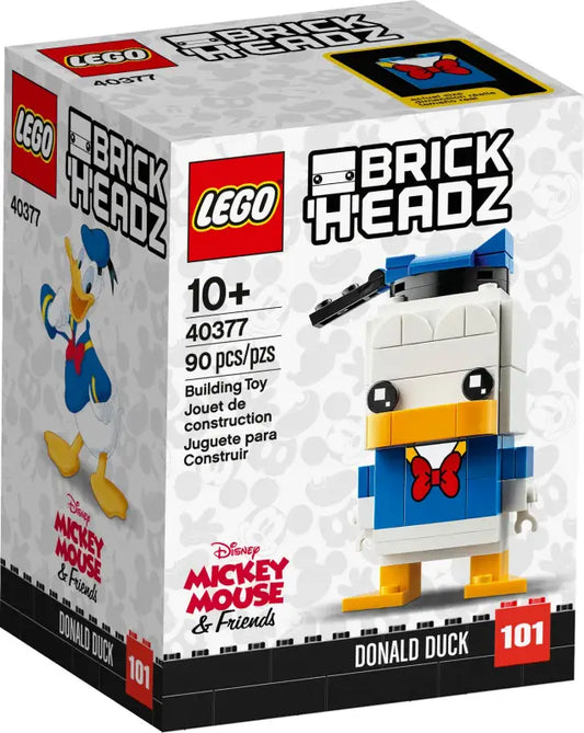 LEGO® BrickHeadz Donald Duck - 40377: Bringe Disney-Magie nach Hause! 90 Teile reiner Bauspaß - NEU!