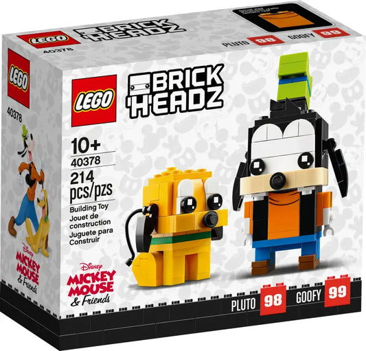 LEGO® BrickHeadz Goofy & Pluto 40378 - Magischer Bauspaß für Disney-Fans! NEU! 214 Teile