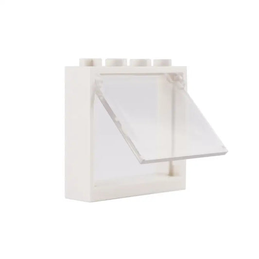 LEGO® City Fenster-Set Weiß: Kippbare Transparenz für Kreative Köpfe - 4er Pack NEU!