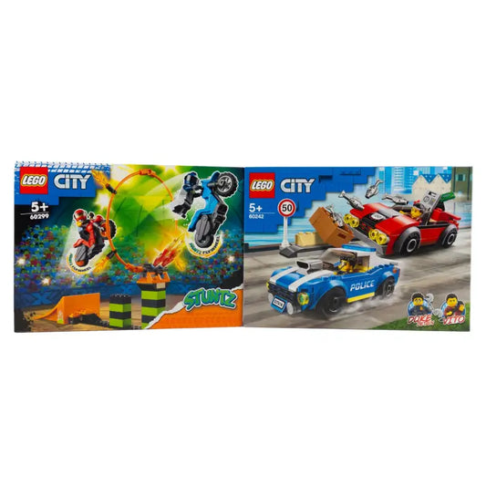 LEGO® City Action Duo: Stunt-Show + Autobahn-Festnahme - 60299 60242 NEU! 2 Sets
