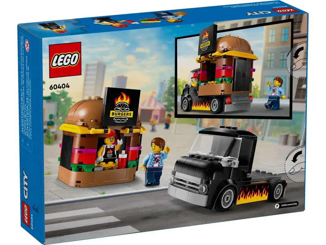LEGO® City Burger-Truck - 60404 NEU! | Baue deinen perfekten Burger-Traum - 194 Teile voller Spaß