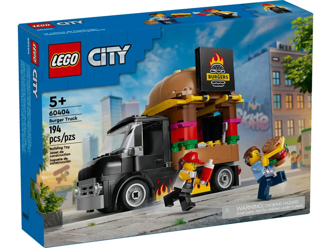 LEGO® City Burger-Truck - 60404 NEU! | Baue deinen perfekten Burger-Traum - 194 Teile voller Spaß