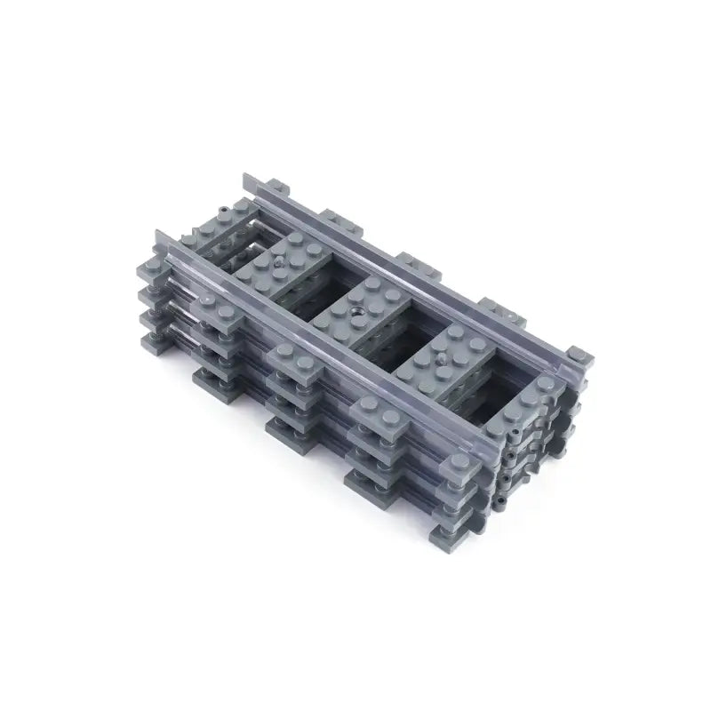 LEGO® City Eisenbahn Schienen - Dunkelgrau Gerade 10x Set | Perfektes Upgrade für Deine Stadt! NEU 53401
