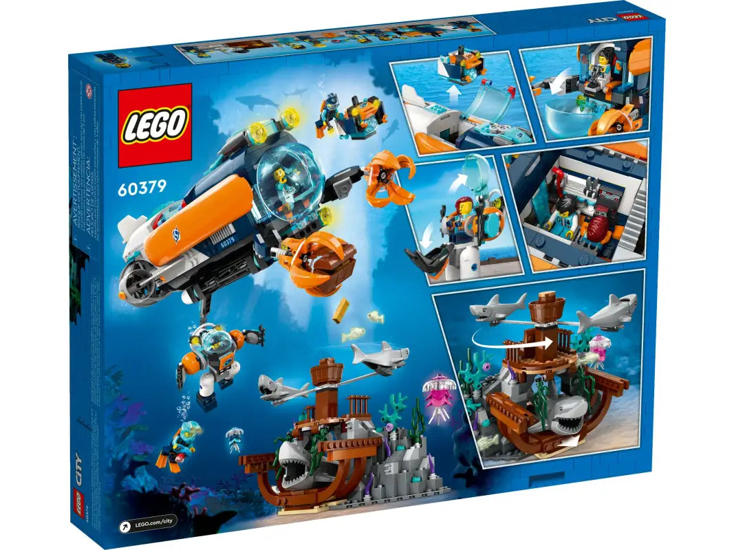 LEGO® City Forscher-U-Boot 60379 - Entdecke die Tiefsee-Abenteuer! NEU! 842 Teile