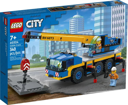 LEGO® City Geländekran - 60324 NEU! | Erlebe grenzenlosen Bauspaß mit 340 Teilen für kleine Abenteurer! ????
