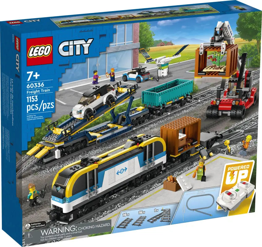 LEGO® City Güterzug - 60336 NEU! | Ultimatives Bauabenteuer mit 1153 Teilen für grenzenlosen Spielspaß!