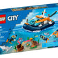 Entdecken & Staunen mit dem LEGO® City Meeresforscher-Boot 60377 - NEU! 182 Teile für grenzenlosen Abenteuer-Spaß