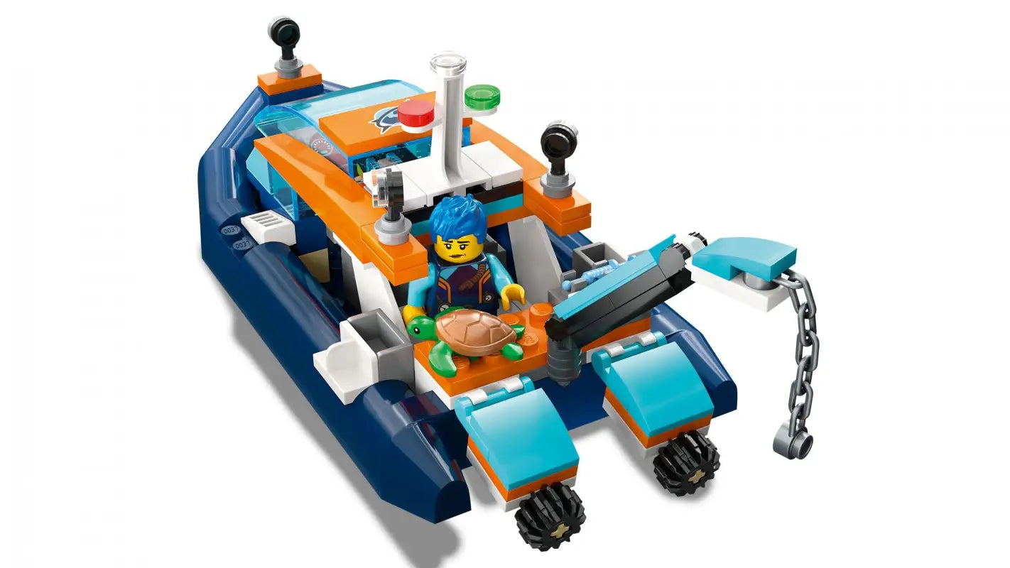 Entdecken & Staunen mit dem LEGO® City Meeresforscher-Boot 60377 - NEU! 182 Teile für grenzenlosen Abenteuer-Spaß