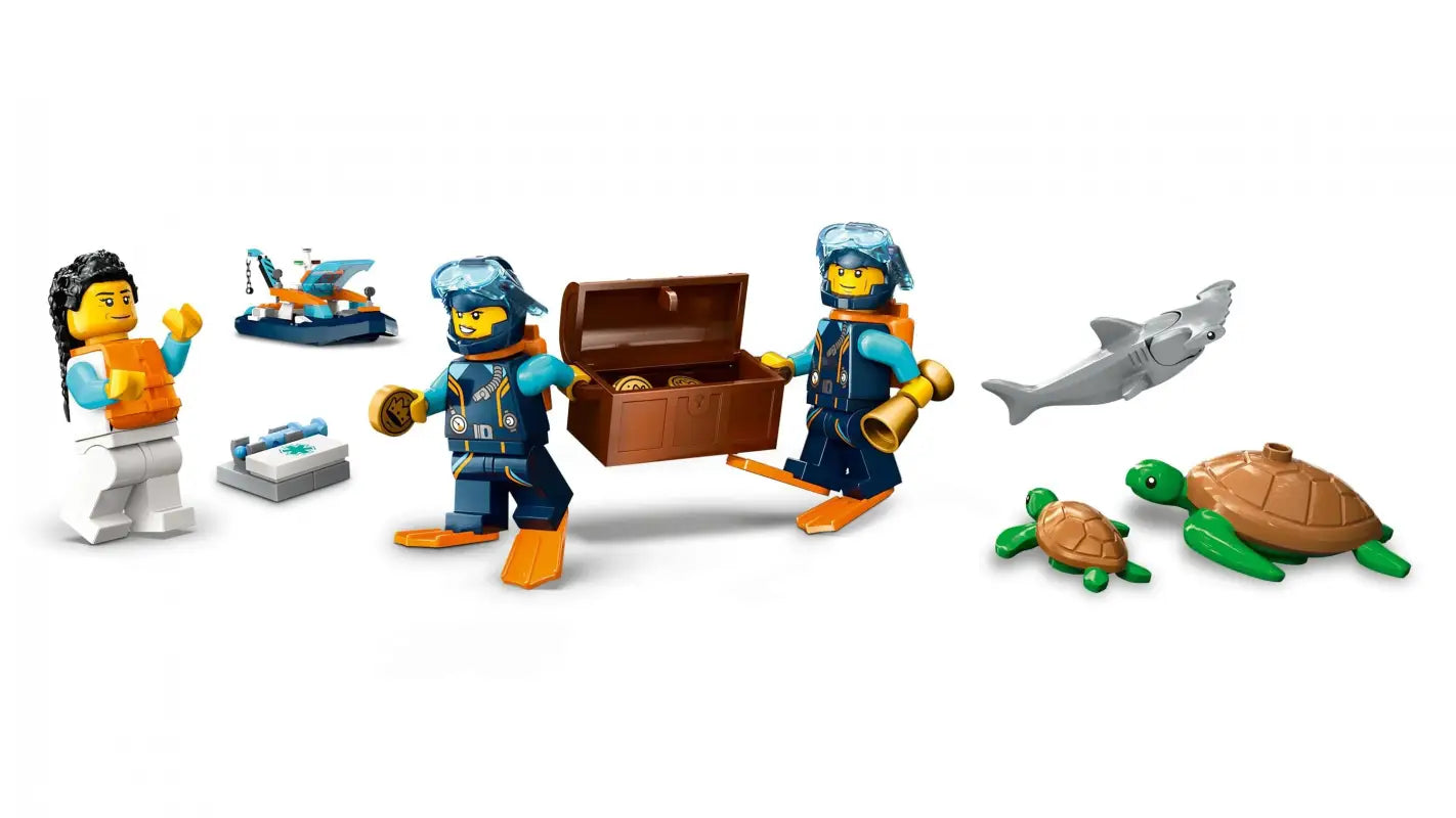 Entdecken & Staunen mit dem LEGO® City Meeresforscher-Boot 60377 - NEU! 182 Teile für grenzenlosen Abenteuer-Spaß