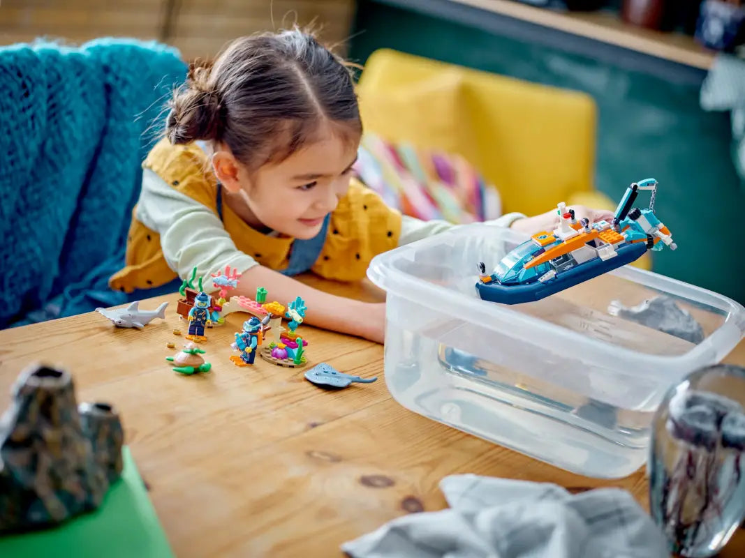 Entdecken & Staunen mit dem LEGO® City Meeresforscher-Boot 60377 - NEU! 182 Teile für grenzenlosen Abenteuer-Spaß