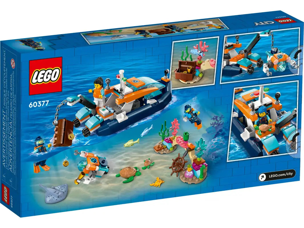 Entdecken & Staunen mit dem LEGO® City Meeresforscher-Boot 60377 - NEU! 182 Teile für grenzenlosen Abenteuer-Spaß