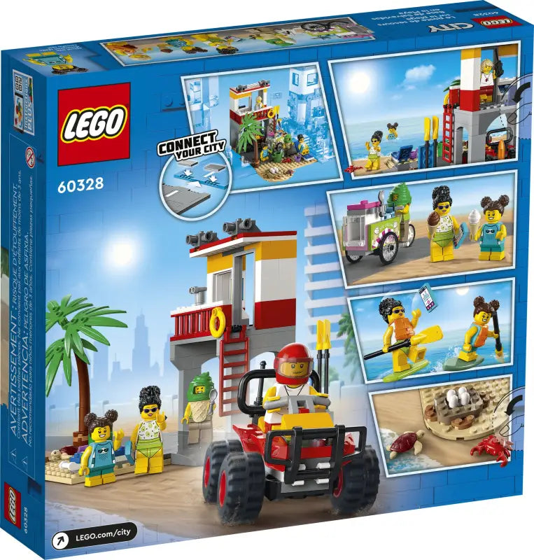 Rette den Tag mit dem LEGO® City Rettungsschwimmer-Station Set - 60328 NEU! | 211 Teile voller Abenteuer