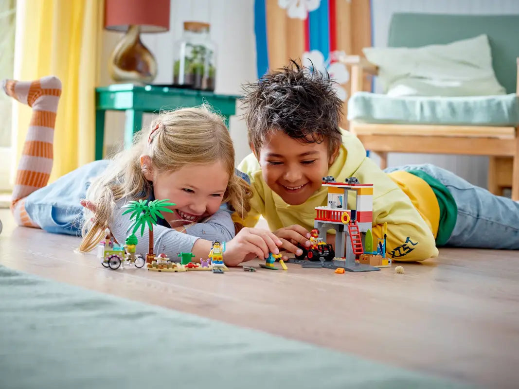 Rette den Tag mit dem LEGO® City Rettungsschwimmer-Station Set - 60328 NEU! | 211 Teile voller Abenteuer