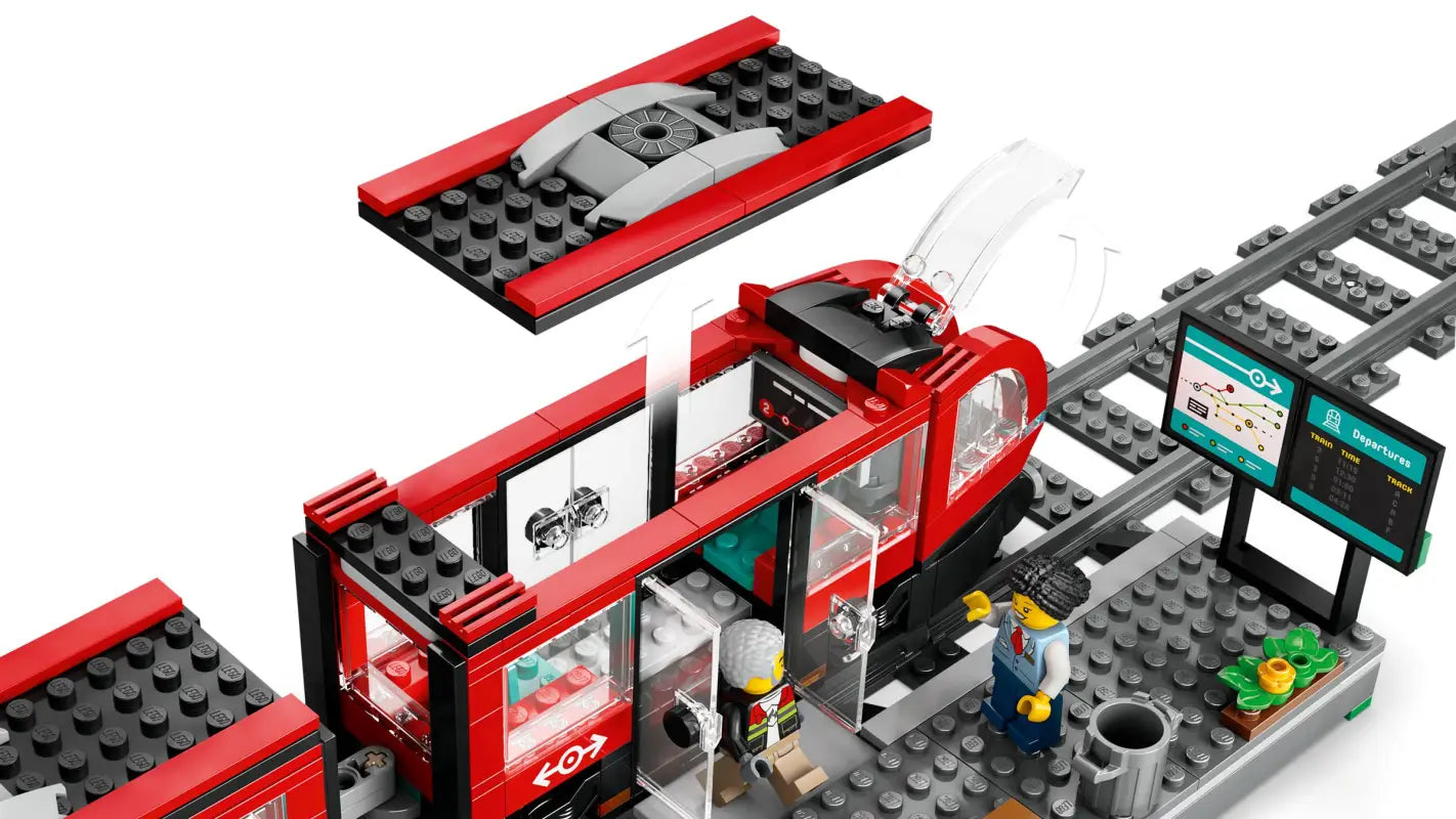 LEGO® City Straßenbahn mit Haltestelle - 60423 NEU! | 811 Teile für endlosen Spielspaß & urbanes Abenteuer