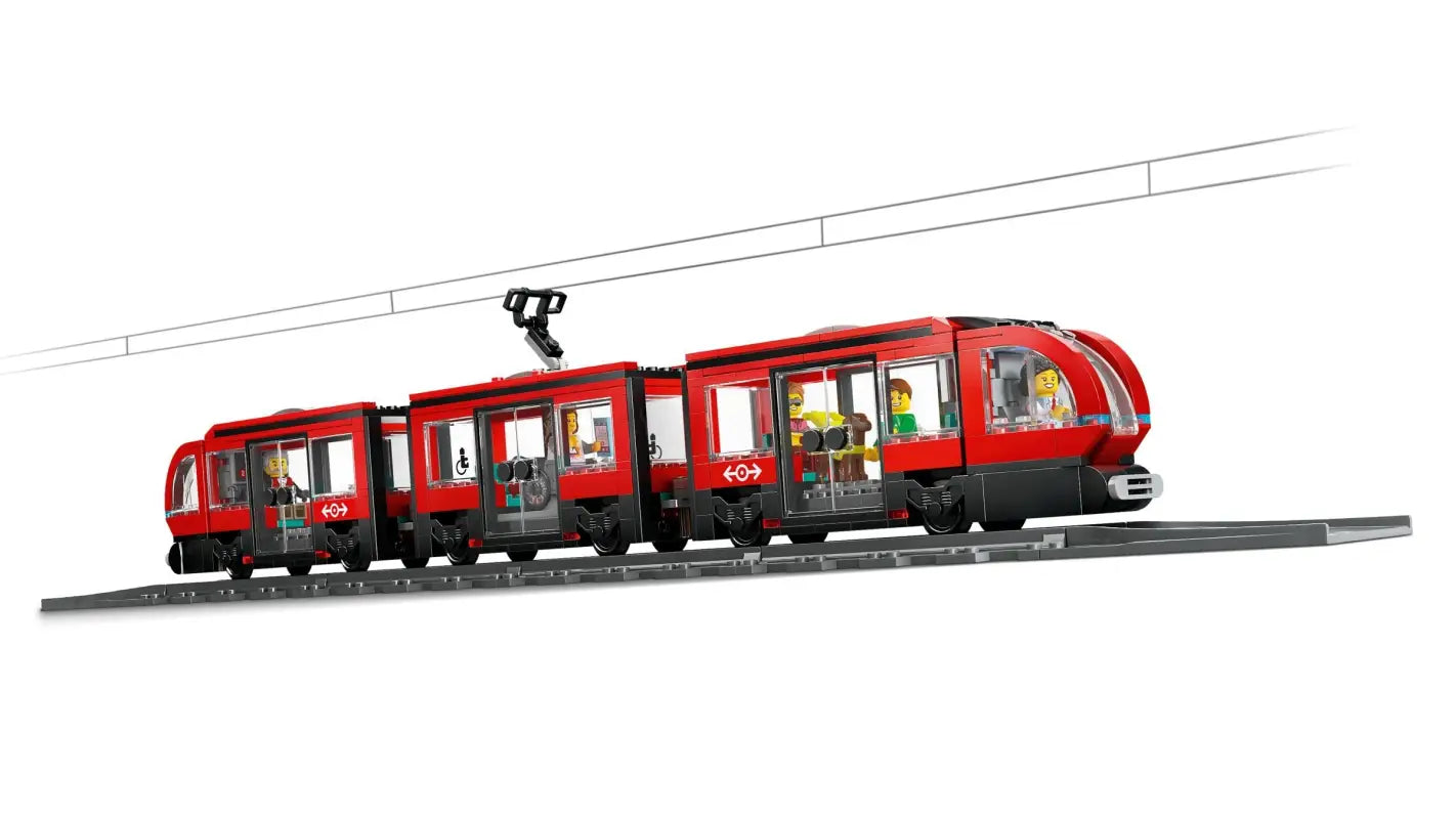 LEGO® City Straßenbahn mit Haltestelle - 60423 NEU! | 811 Teile für endlosen Spielspaß & urbanes Abenteuer