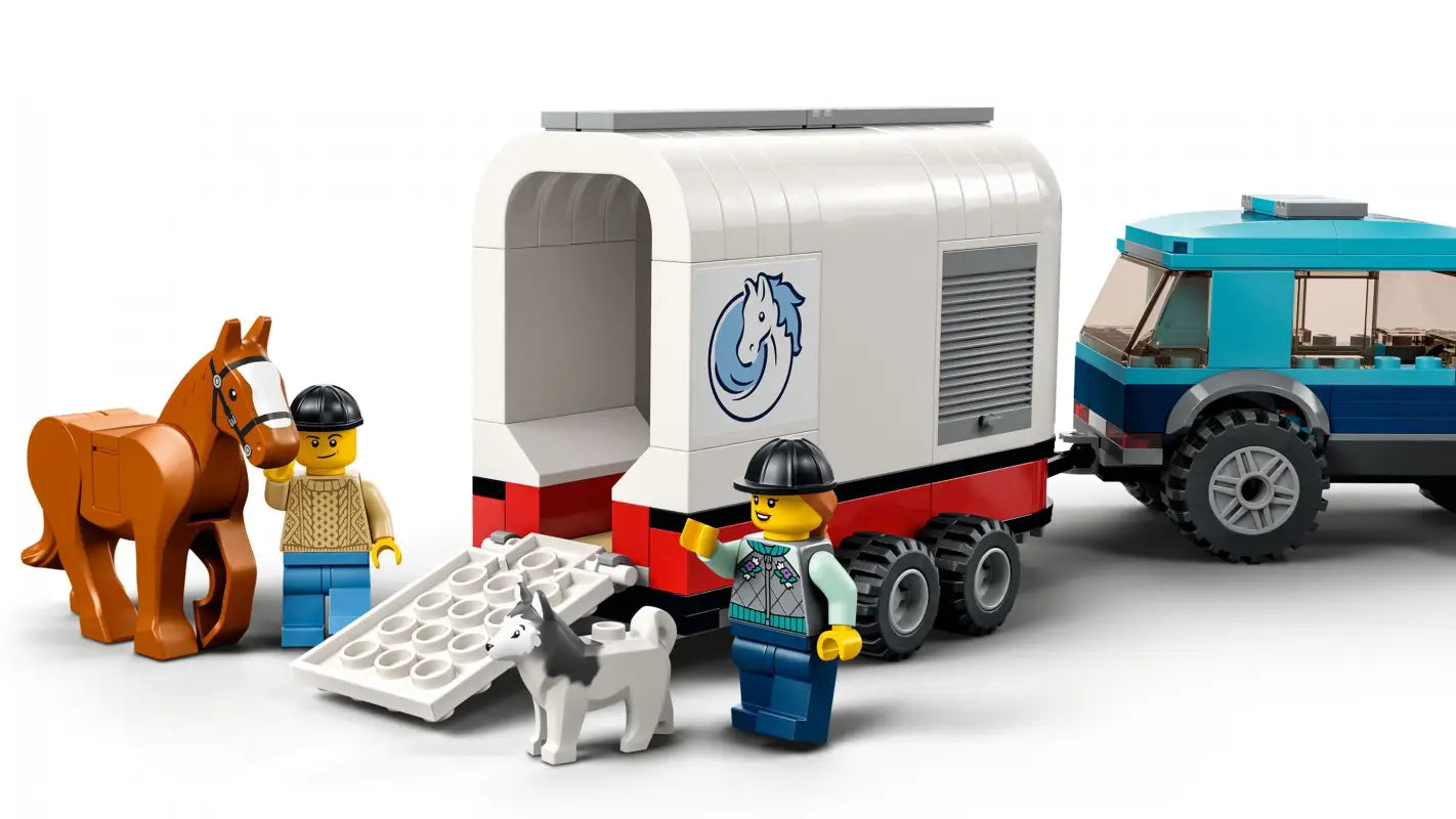 LEGO® City SUV mit Pferdeanhänger 60327 - Abenteuer erleben & bauen! NEU 196 Teile