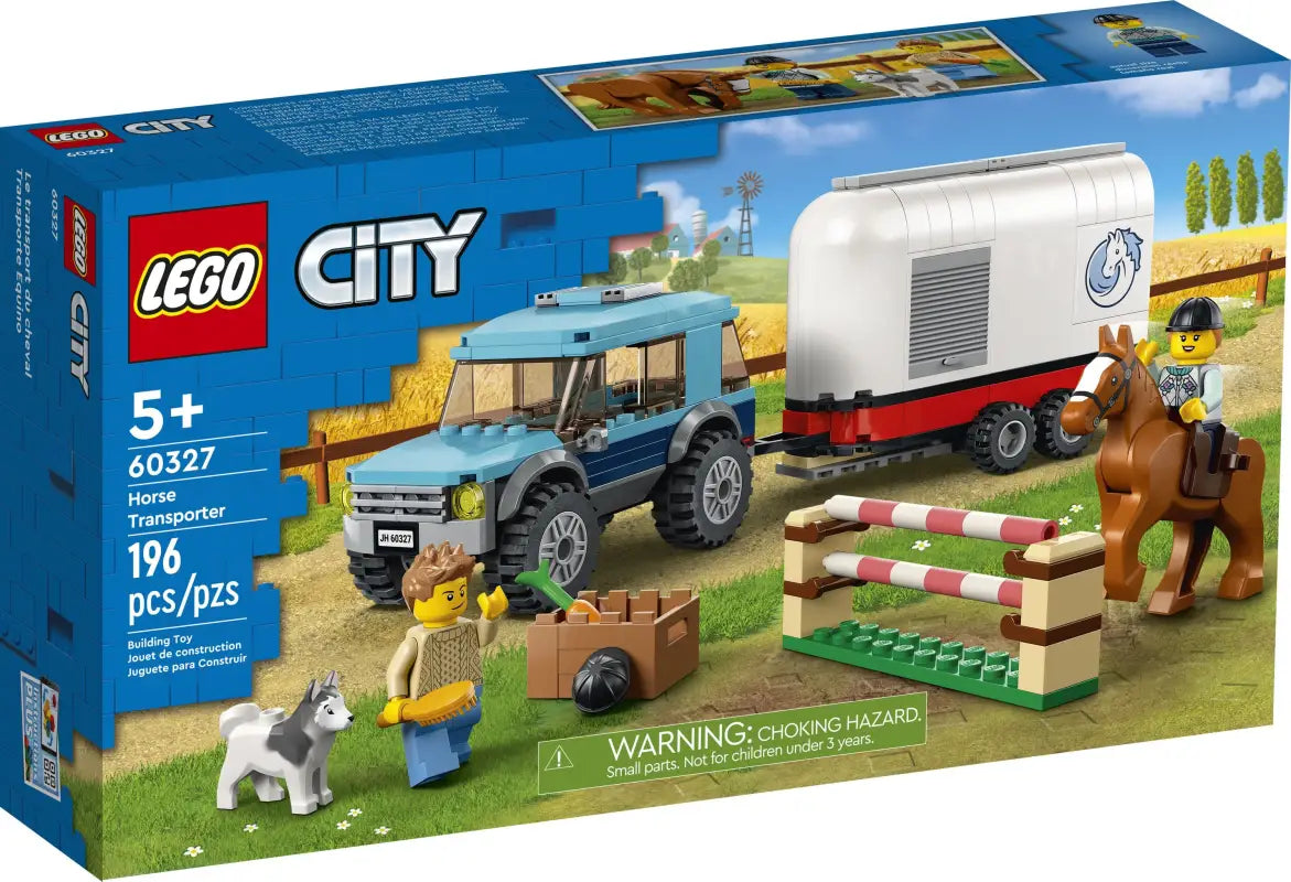 LEGO® City SUV mit Pferdeanhänger 60327 - Abenteuer erleben & bauen! NEU 196 Teile