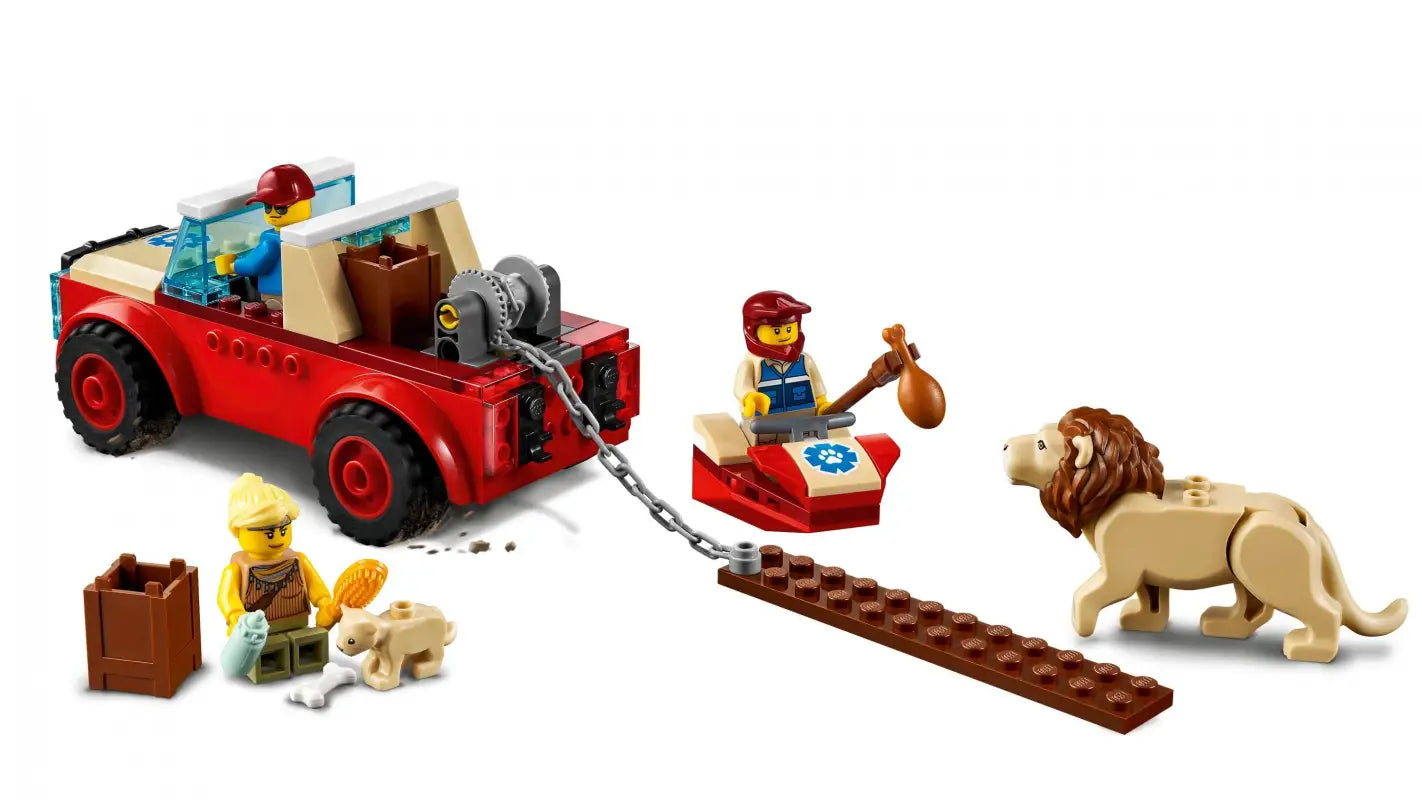 LEGO® City Tierrettungs-Geländewagen - 60301 NEU! | Abenteuerliche Tierrettung mit 157 Teilen