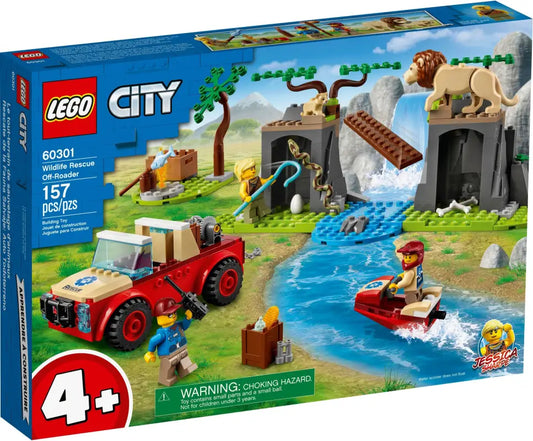 LEGO® City Tierrettungs-Geländewagen - 60301 NEU! | Abenteuerliche Tierrettung mit 157 Teilen
