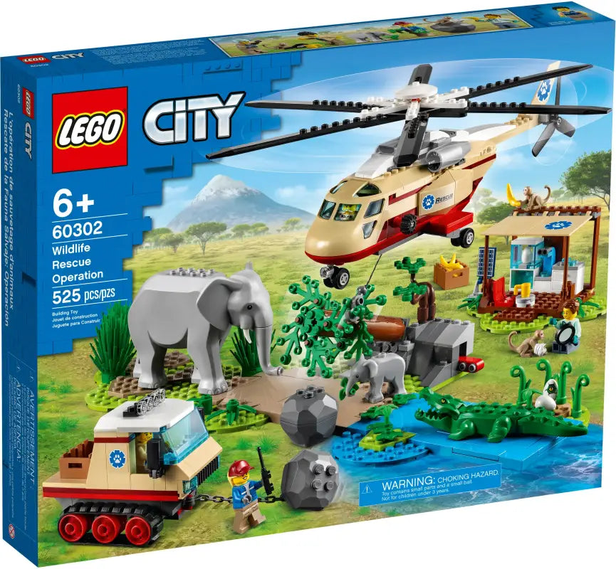 LEGO® City Tierrettungseinsatz - 60302 NEU! Teile 525x