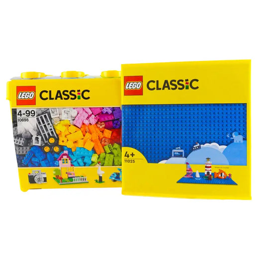 LEGO® Classic Bausteine Box Groß + Blaue Platte – 791 Teile Kreativer Bauspaß NEU!