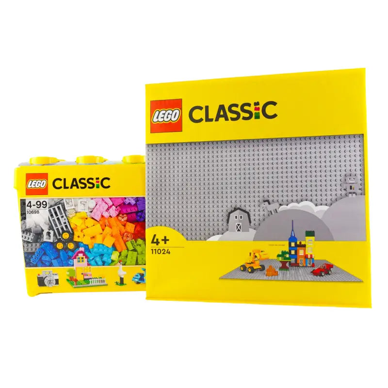 LEGO® Classic Bausteine Box Groß mit 791 Teilen + Graue Platte – Unendlicher Bauspaß für kreative Köpfe! NEU!