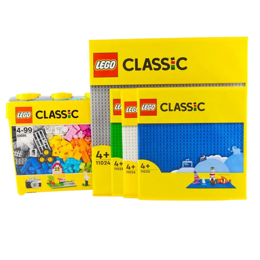 LEGO® Classic Bausteine Box Groß mit 4 Platten - Entfessle die Kreativität! 794 Teile - NEU!