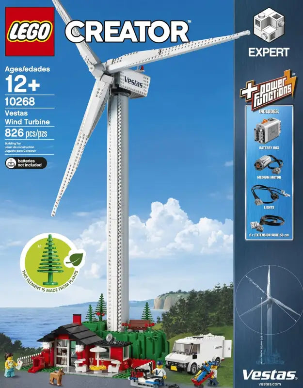 LEGO® Creator Expert Vestas Windkraftanlage - 10268 NEU! Teile 826x