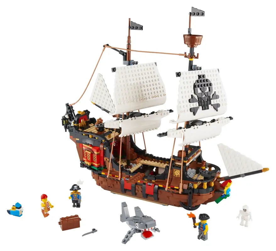 LEGO® Creator Piratenschiff 31109 - Erobere die Meere! | 1264 Teile Abenteuer-Spaß NEU!