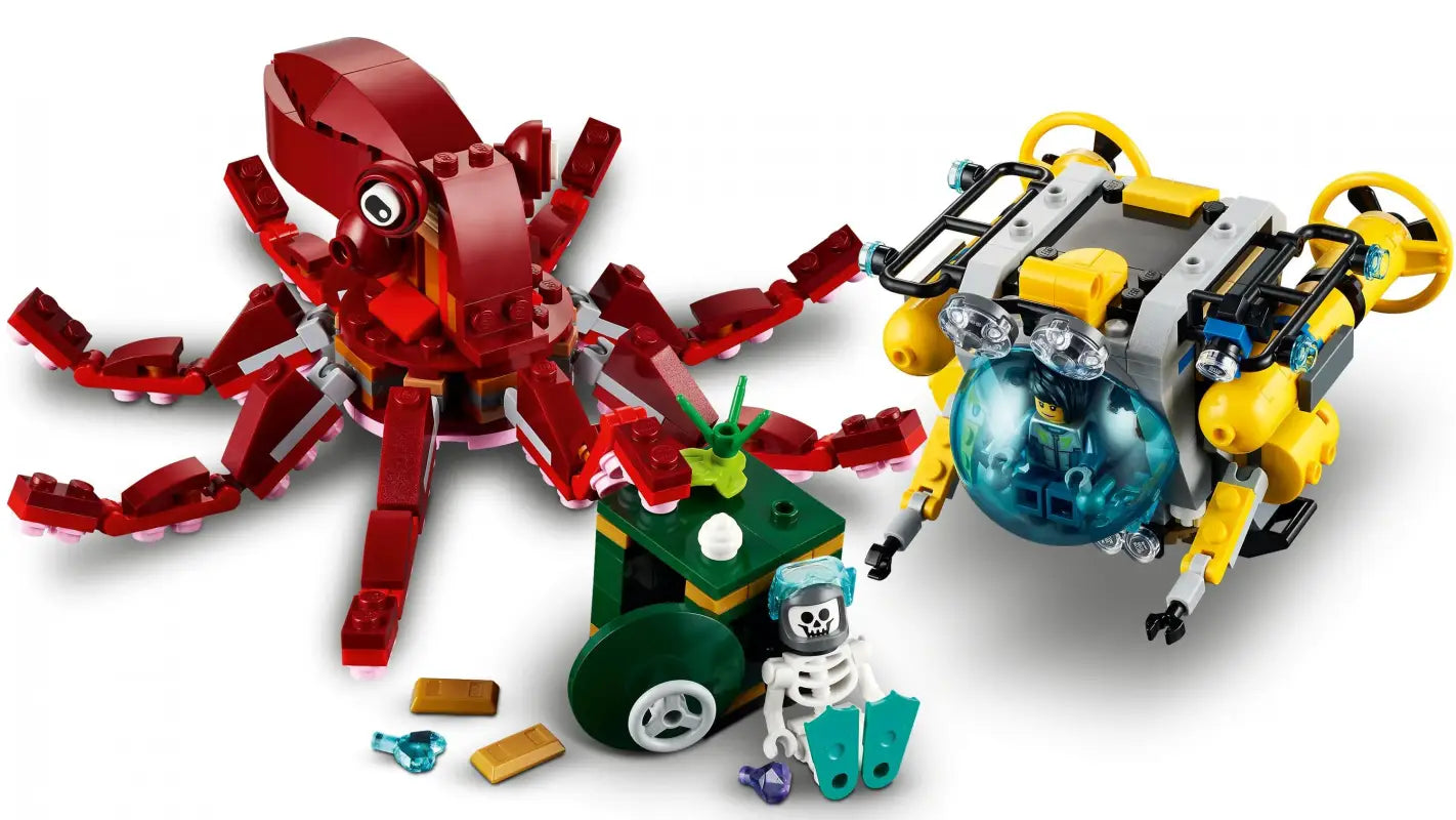 LEGO® Creator Schatzsuche am Meeresgrund - 31130 NEU! | Entdecke Unterwasser-Abenteuer mit 522 Teilen!