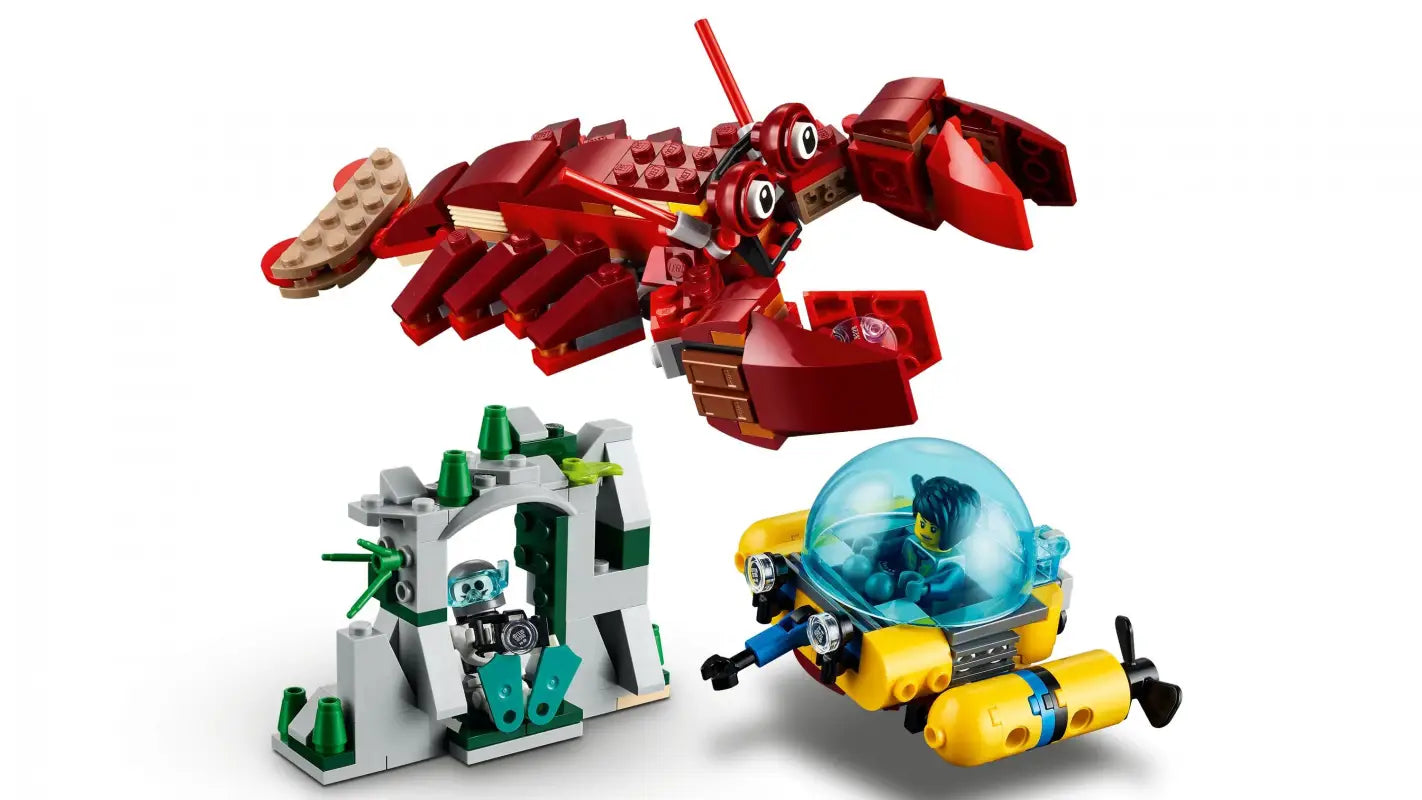 LEGO® Creator Schatzsuche am Meeresgrund - 31130 NEU! | Entdecke Unterwasser-Abenteuer mit 522 Teilen!