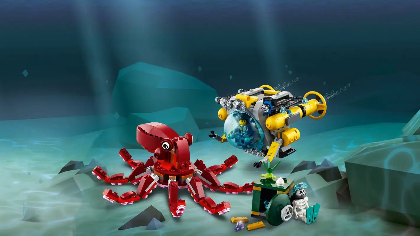 LEGO® Creator Schatzsuche am Meeresgrund - 31130 NEU! | Entdecke Unterwasser-Abenteuer mit 522 Teilen!