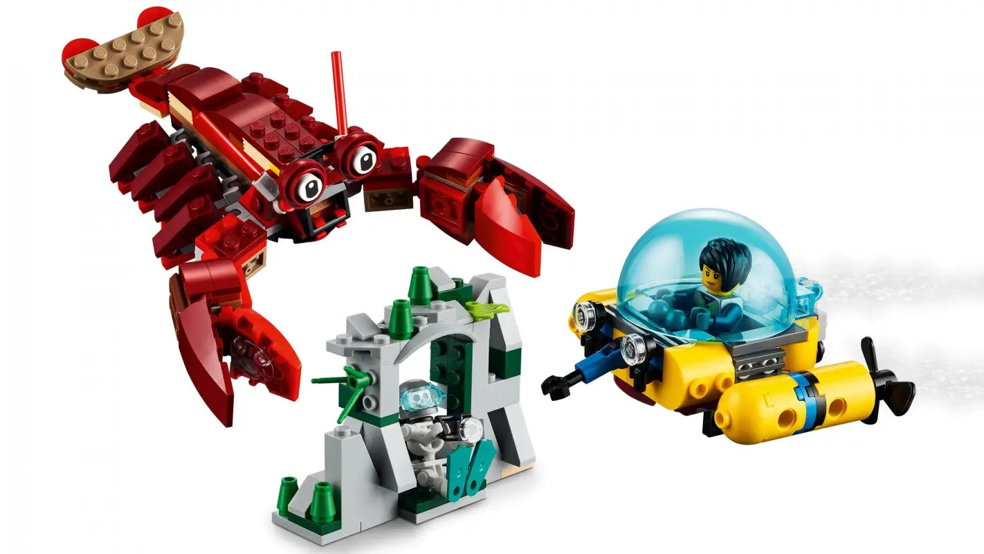 LEGO® Creator Schatzsuche am Meeresgrund - 31130 NEU! | Entdecke Unterwasser-Abenteuer mit 522 Teilen!