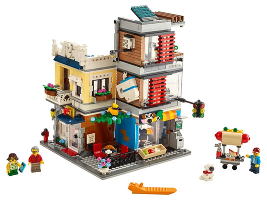 LEGO® Creator Stadthaus mit Zoohandlung & Café - 31097 NEU! | Unendlicher Bauspaß 969 Teilen für kreative Stadtträume