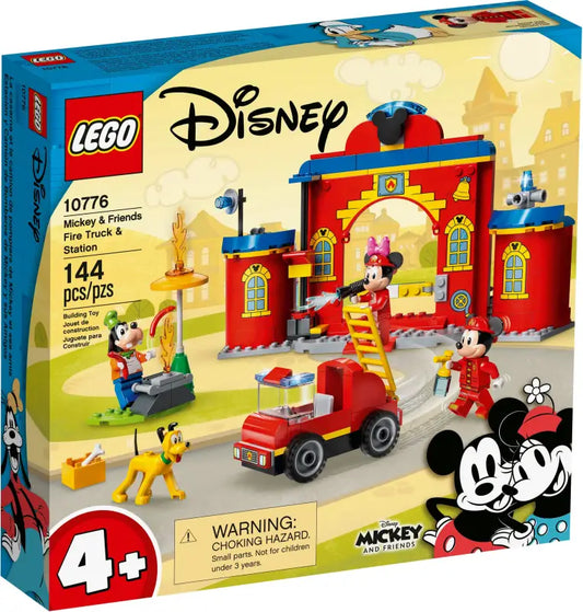 LEGO® Disney Mickys Feuerwehrstation & Feuerwehrauto - 10776 | Heldenabenteuer für kleine Feuerwehrfans - NEU! 144 Teile