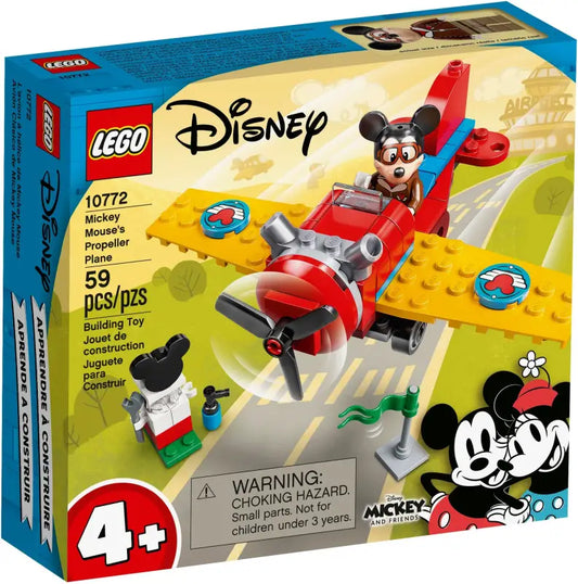 LEGO® Disney Mickys Propellerflugzeug 10772 - Abenteuerliche Höhenflüge für kleine Piloten! NEU 59 Teile