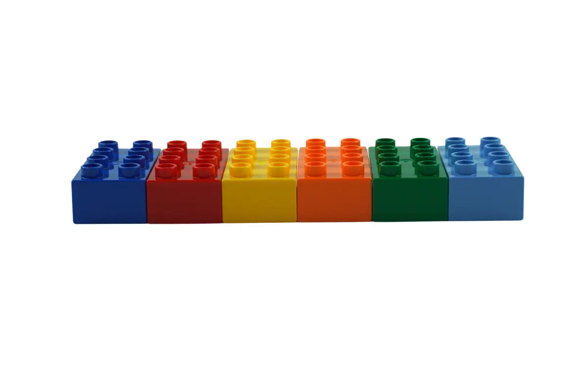 LEGO® DUPLO® 10 2x4 Steine und 50 2x2 Gemischt Bunt - 3437 3011