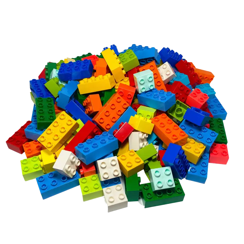 LEGO® DUPLO® 20 2x4 Steine und 40 2x2 Gemischt Bunt - 3437 3011 NEU!