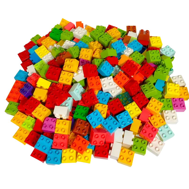 LEGO® DUPLO® 2x2 Steine Bausteine Bunt Gemischt - 3437 NEU! Menge 50x