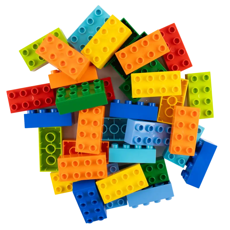 LEGO® DUPLO® Bausteine Bunt Gemischt 1000x - Kreative Freiheit für Ihre Bauprojekte! Perfekt B2B & Pick a Brick Box