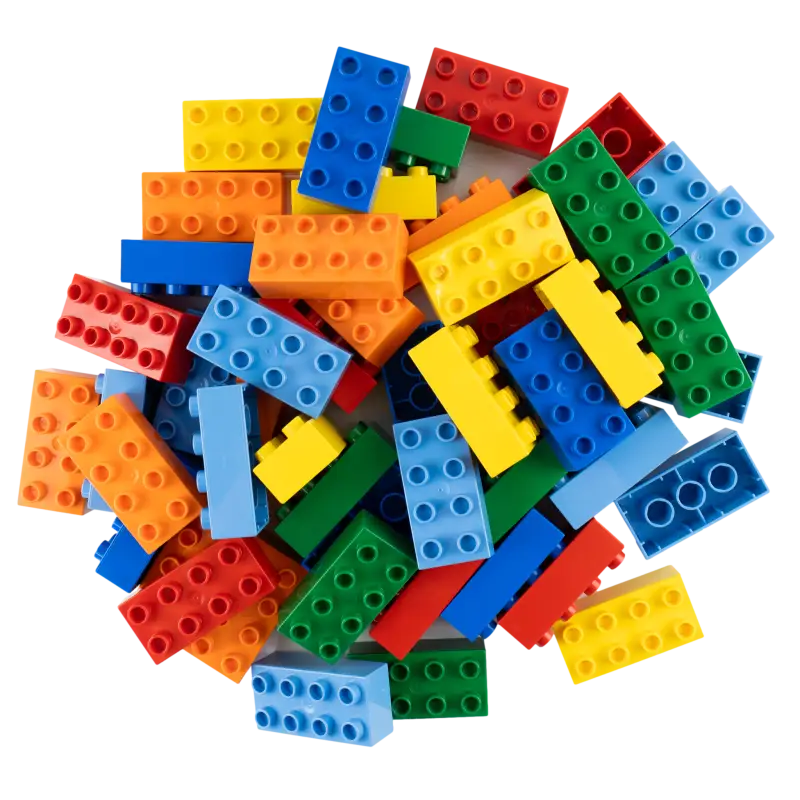 LEGO® DUPLO® Bausteine Bunt Gemischt 1000x - Kreative Freiheit für Ihre Bauprojekte! Perfekt B2B & Pick a Brick Box